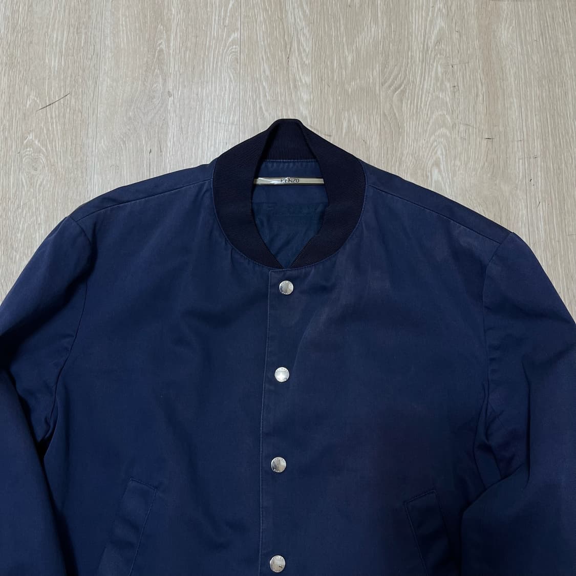 KENZO 겐조 파리스 빅로고 봄버 블루종 자켓 S 상품이미지4