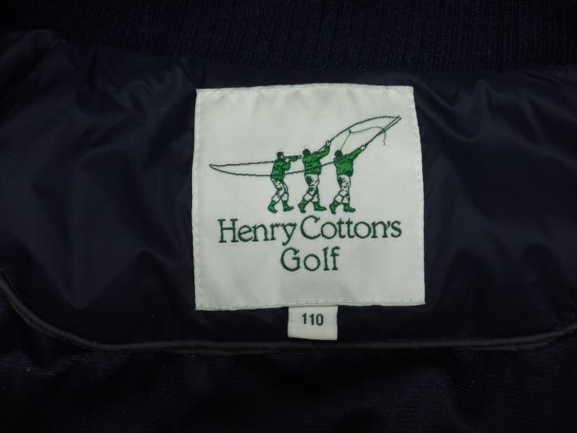 (2XL) 헨리코튼 골프 남성 니트배색 다운 패딩 점퍼 상품이미지9