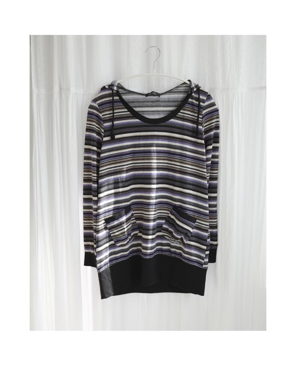 Stripe purple hoodie 상품이미지5