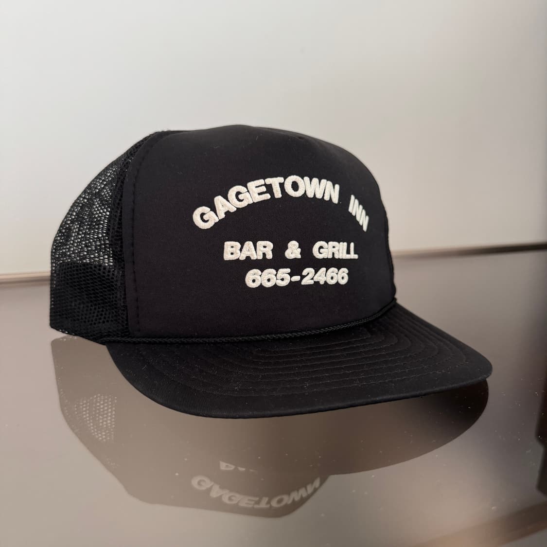 USA GAGETOWN INN 블랙 메쉬캡 빈티지 모자 상품이미지3