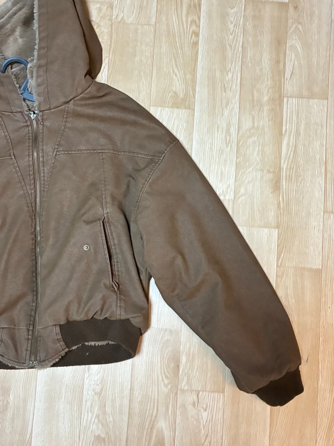 브라운 털 자켓 상품이미지3