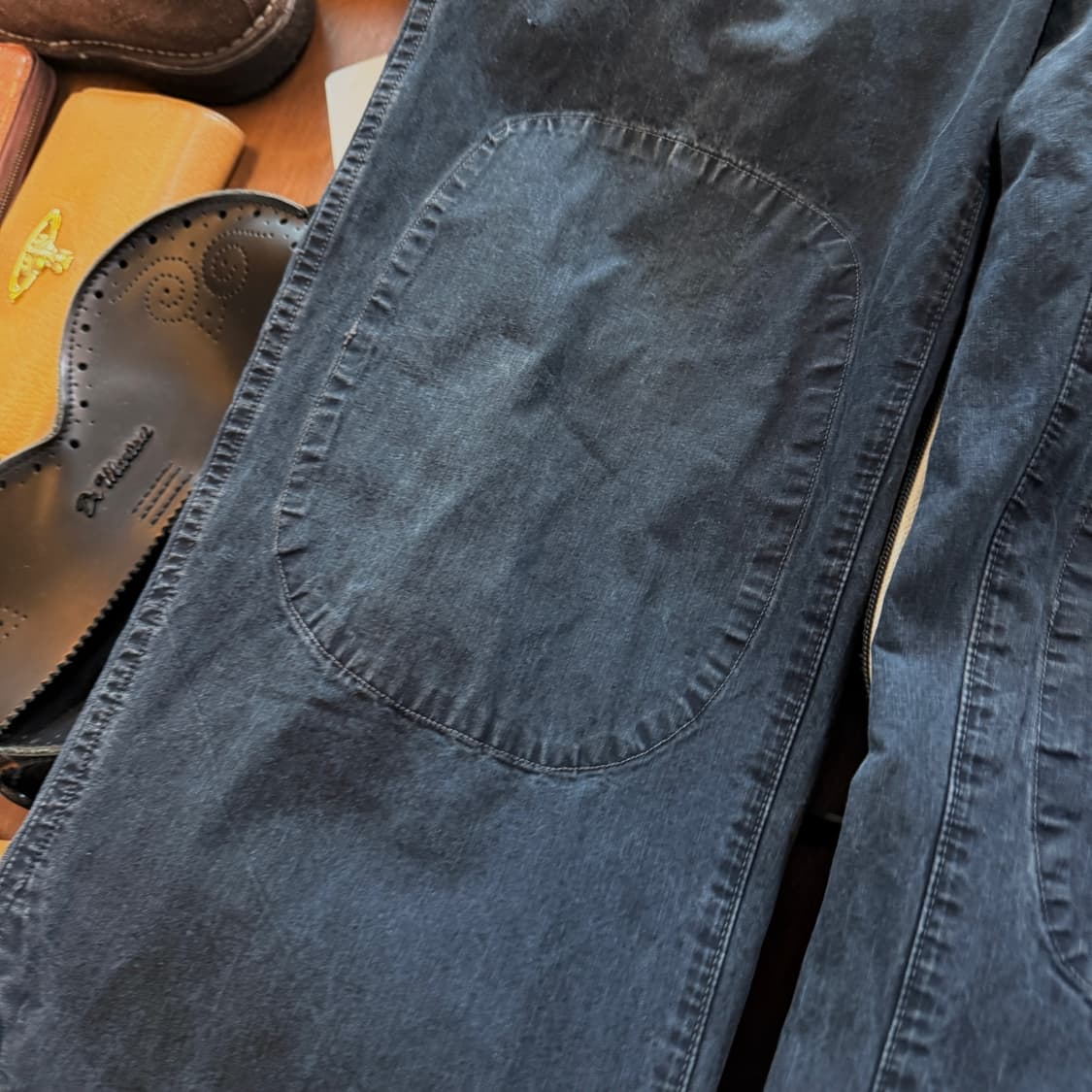 45RPM 밀리터리 베이스 더블니 라이트 코튼 플랫포켓 32 33 34 상품이미지2