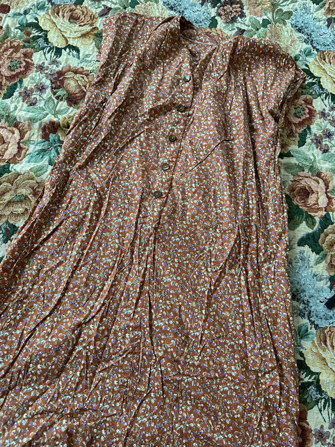 빈티지 플라워 원피스 상품이미지2