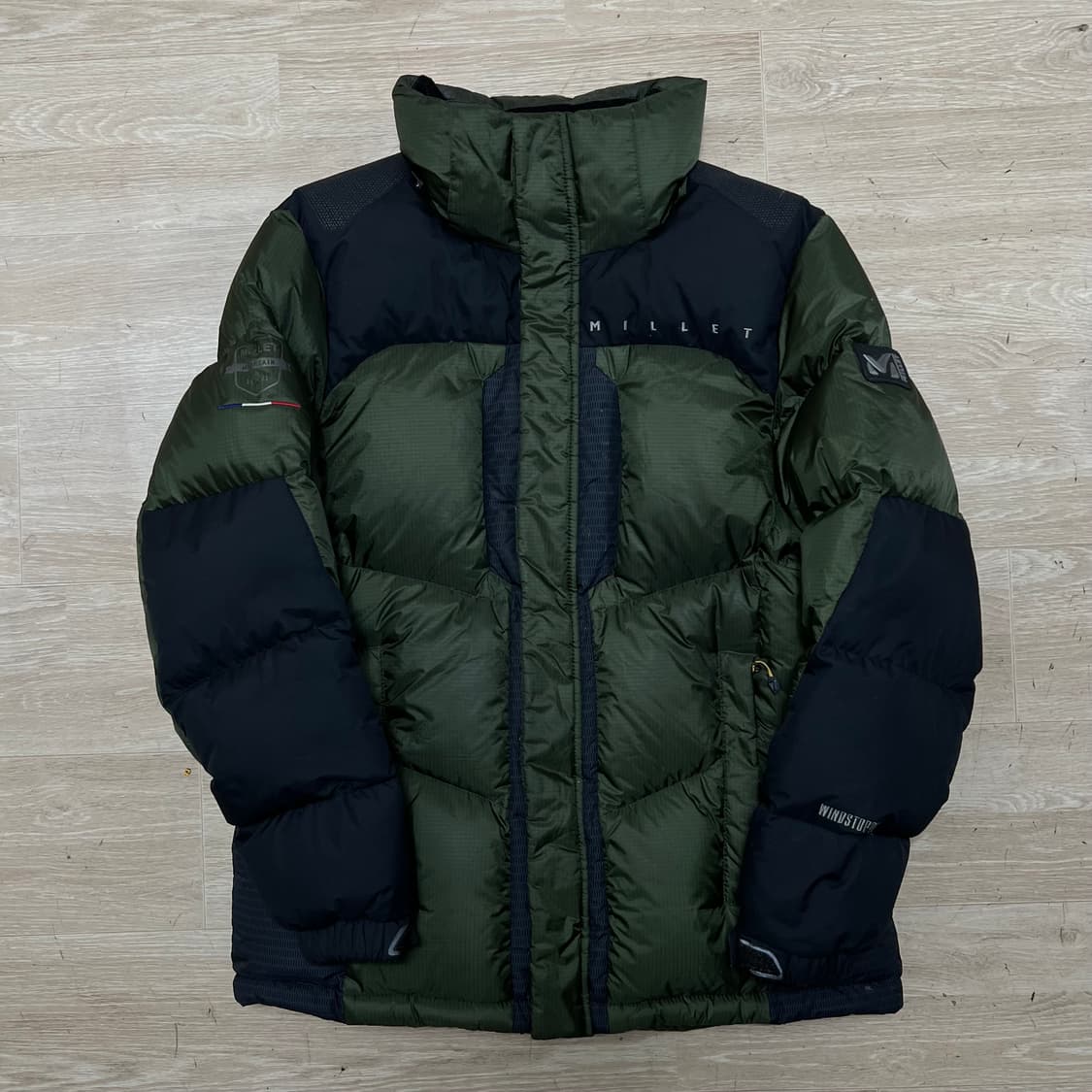 밀레 윈드스토퍼 옴니히트 구스다운 푸퍼패딩 점퍼 [카키] M/95 상품이미지1