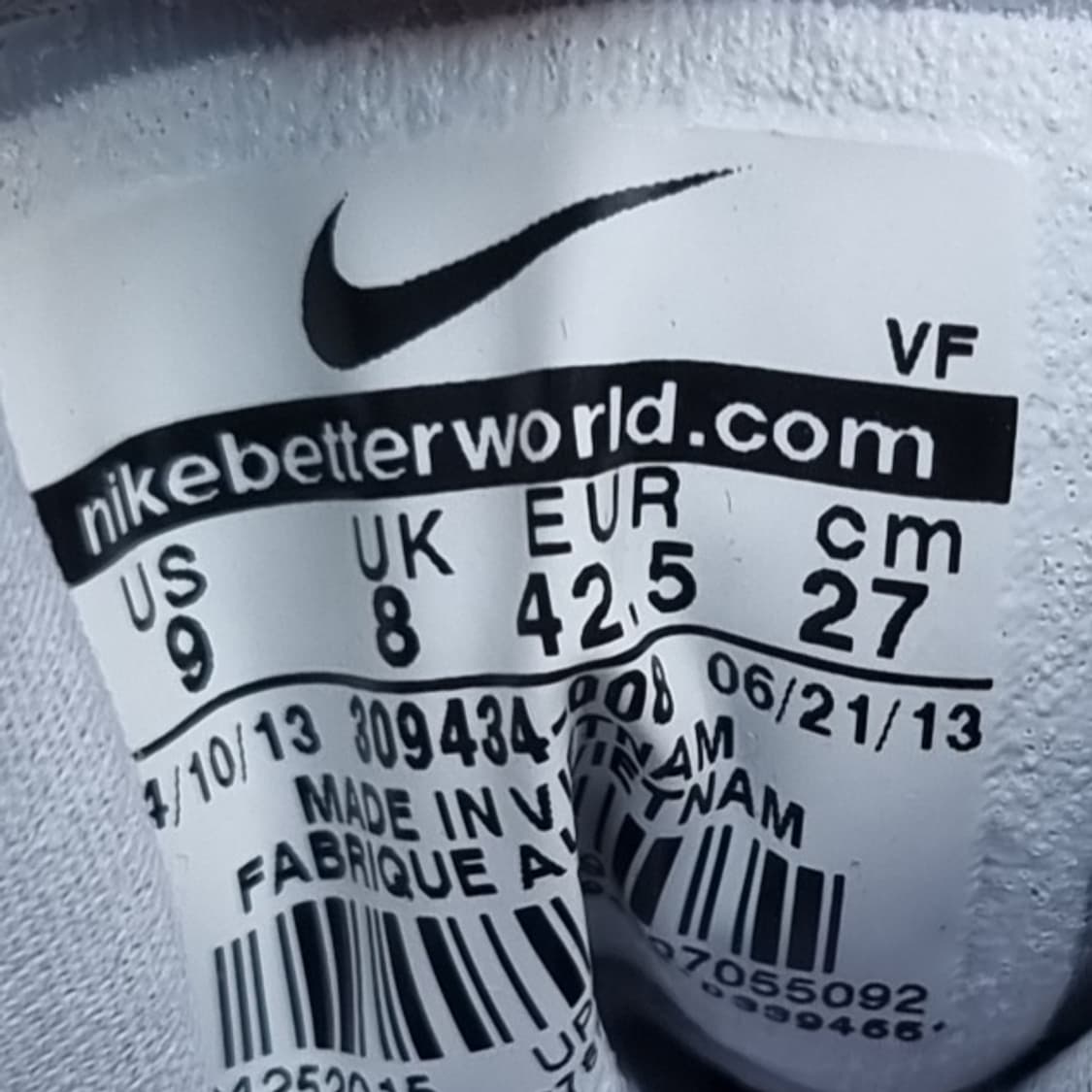 나이키 다이아몬드 터프운동화 270 상품이미지6