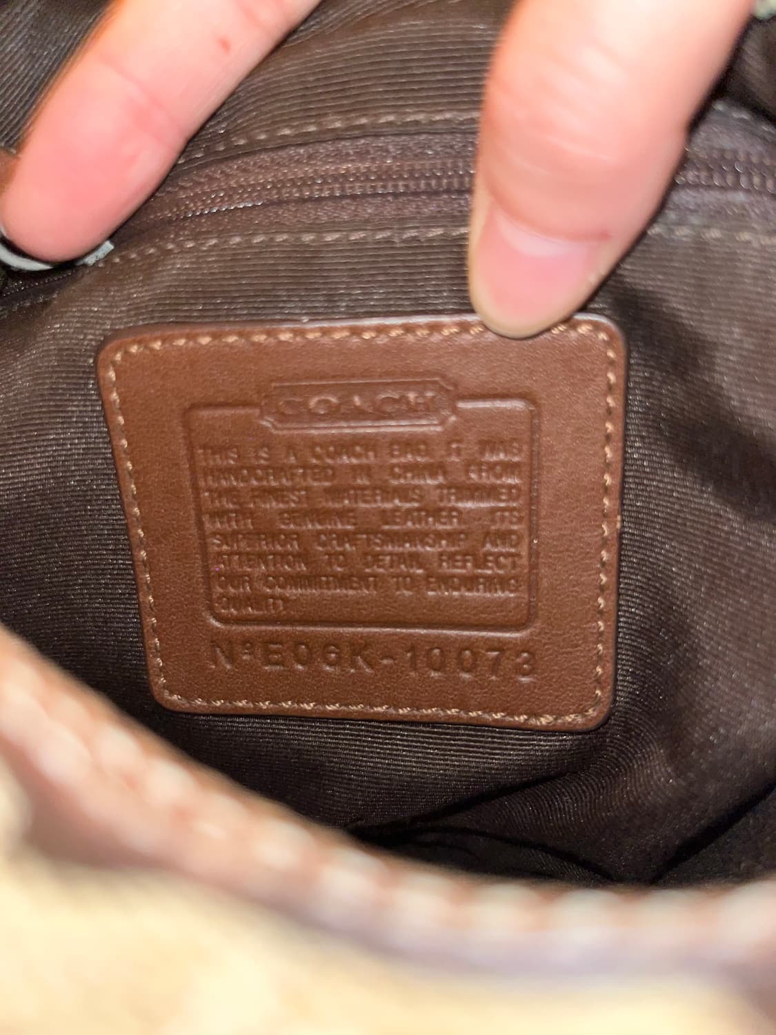 Coach Brown mini Shoulder Bag 상품이미지8