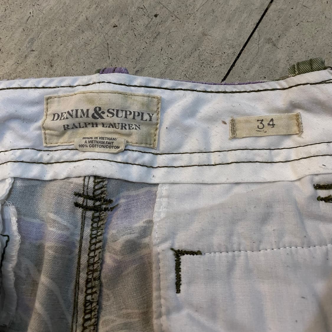 🌊Denim&supply tiger stripe cargo shorts 상품이미지6