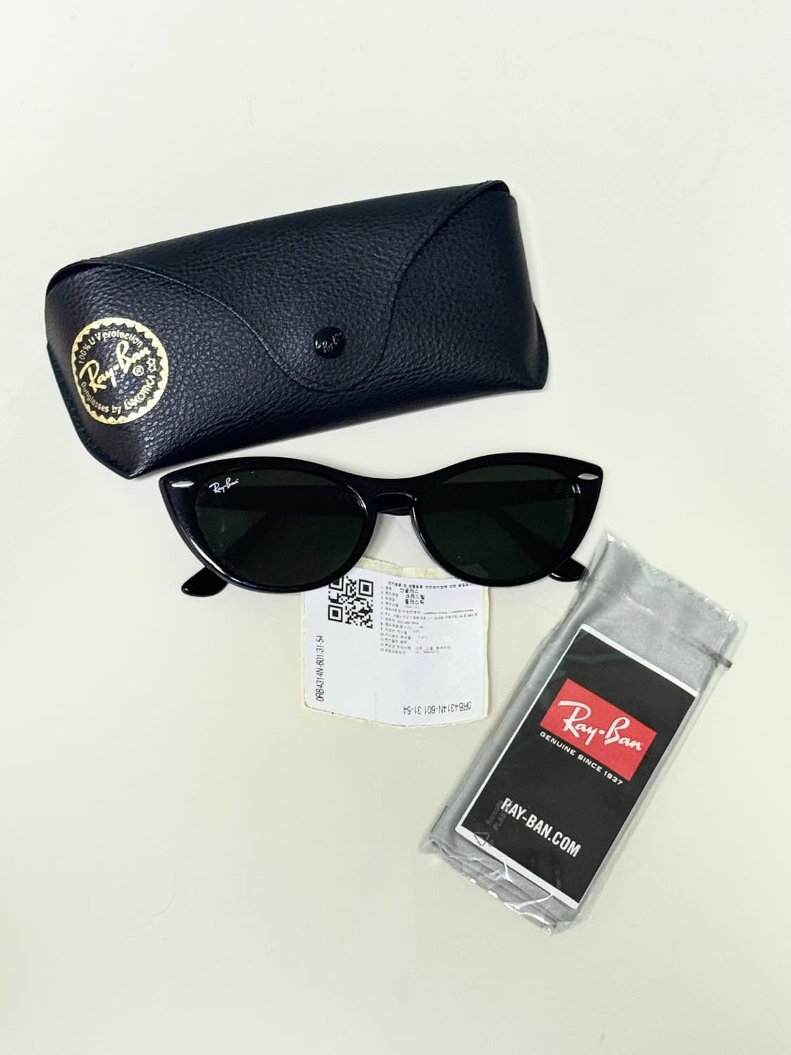 레이벤 니나 - 페기구 선글라스 RB2188 블랙 상품이미지1