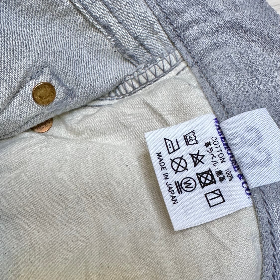 웨어하우스 LOT. 900XX (SLIM) 스탠다드 헤더 그레이 상품이미지9