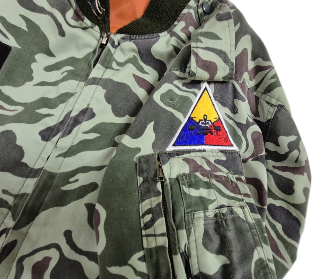 육군 구형 충정무늬 기갑교 전차병 잠바 점퍼 자켓 전투복 (M) 상품이미지8