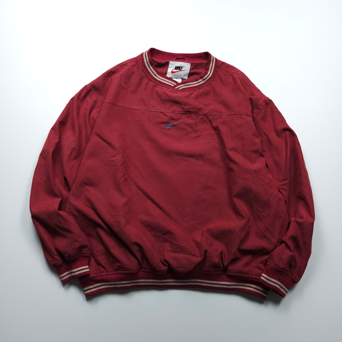 90s 나이키 센터 스우시 올드스쿨 박시핏 웜업 (XL) 상품이미지1