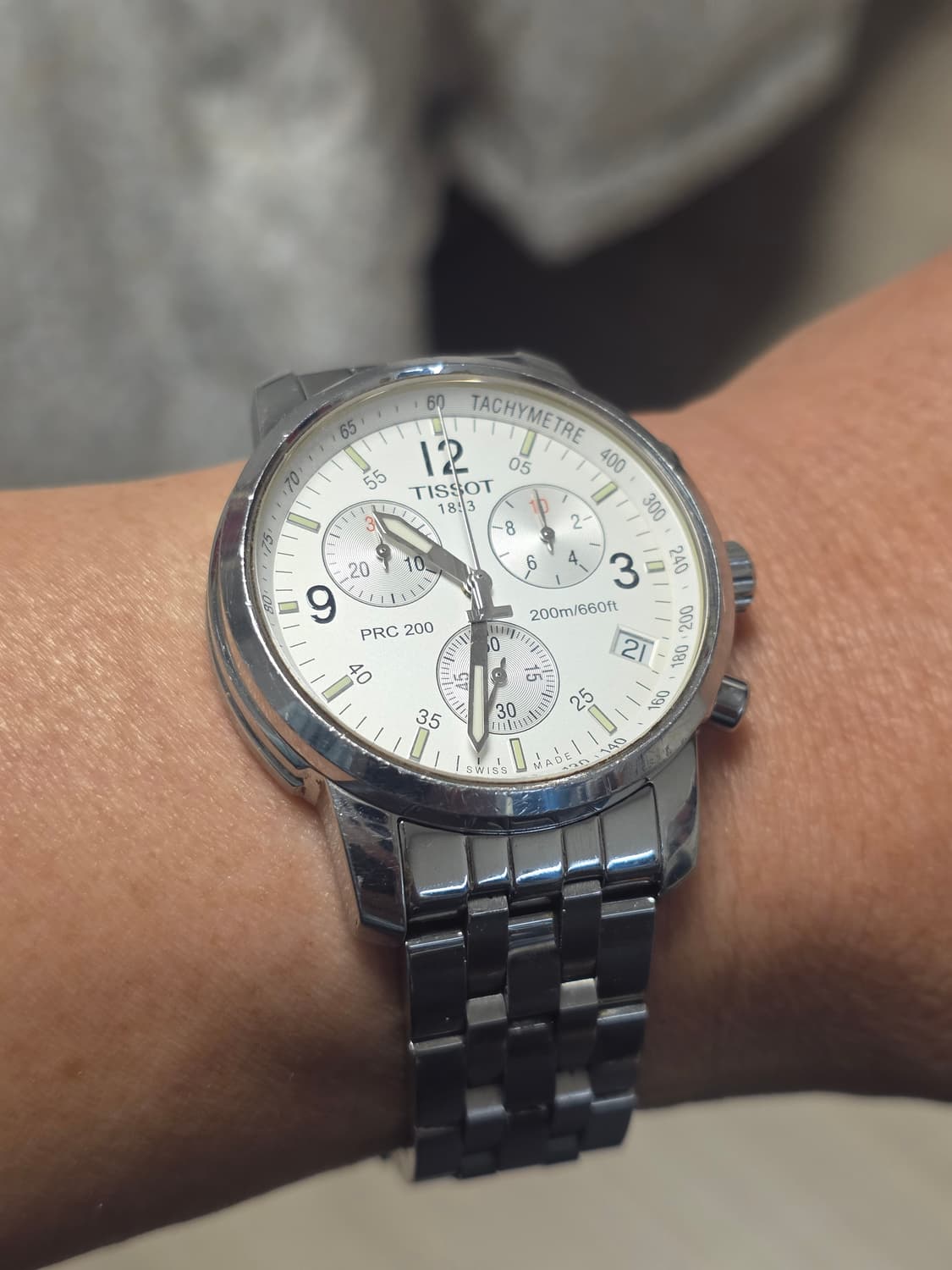 티쏘 (TISSOT) PRC200 메탈 T17.1.586.32 시계 (풀 상품이미지6