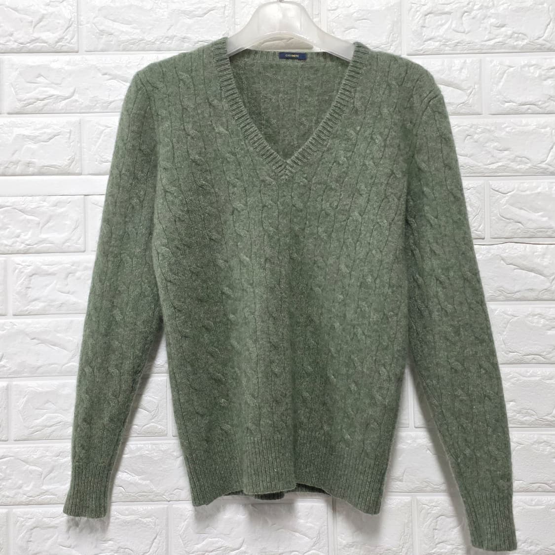 택포_ 폴로랄프로렌 캐시미어 100% 케이블 니트XS 상품이미지1