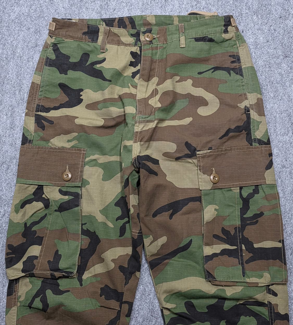 레드 러기슨 랩 빈티지 카모플라쥬 밀리터리 카고 팬츠 XL 상품이미지3