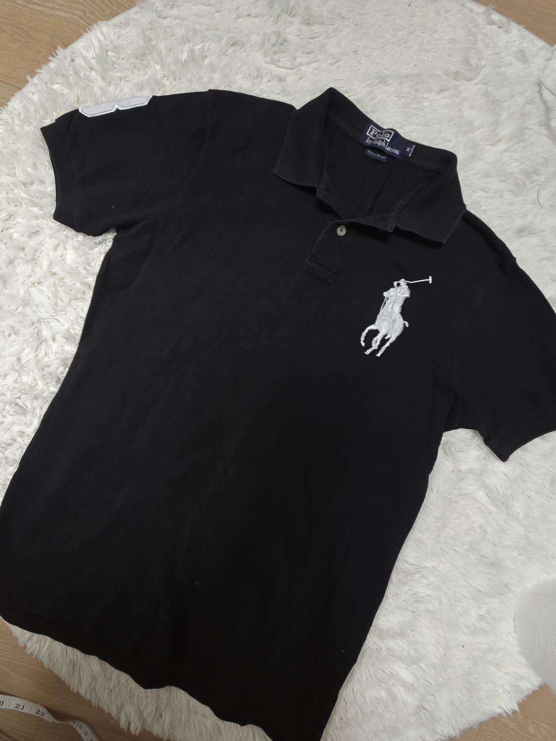 폴로 빅포니 블랙 카라반팔 M 김하온 빅포니 (단추텍) 상품이미지2