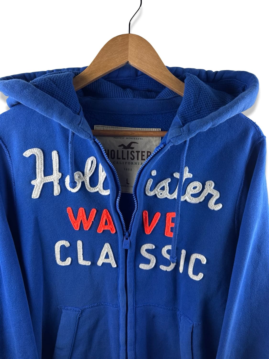홀리스터 웨이브 클래식 블루 후드집업1989 상품이미지3