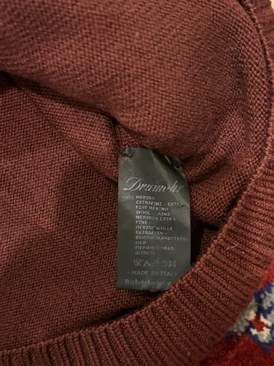 Drumohr 드루모어 메리노 울 터틀넥 상품이미지4