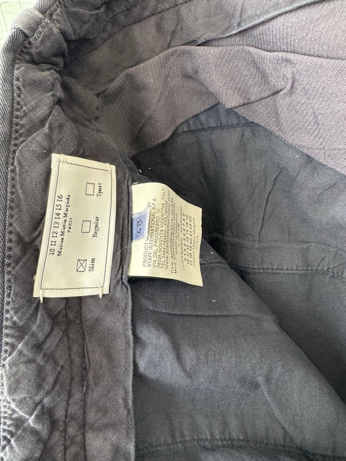 메종 마틴 마르지엘라 AW10 코튼 팬츠 상품이미지8