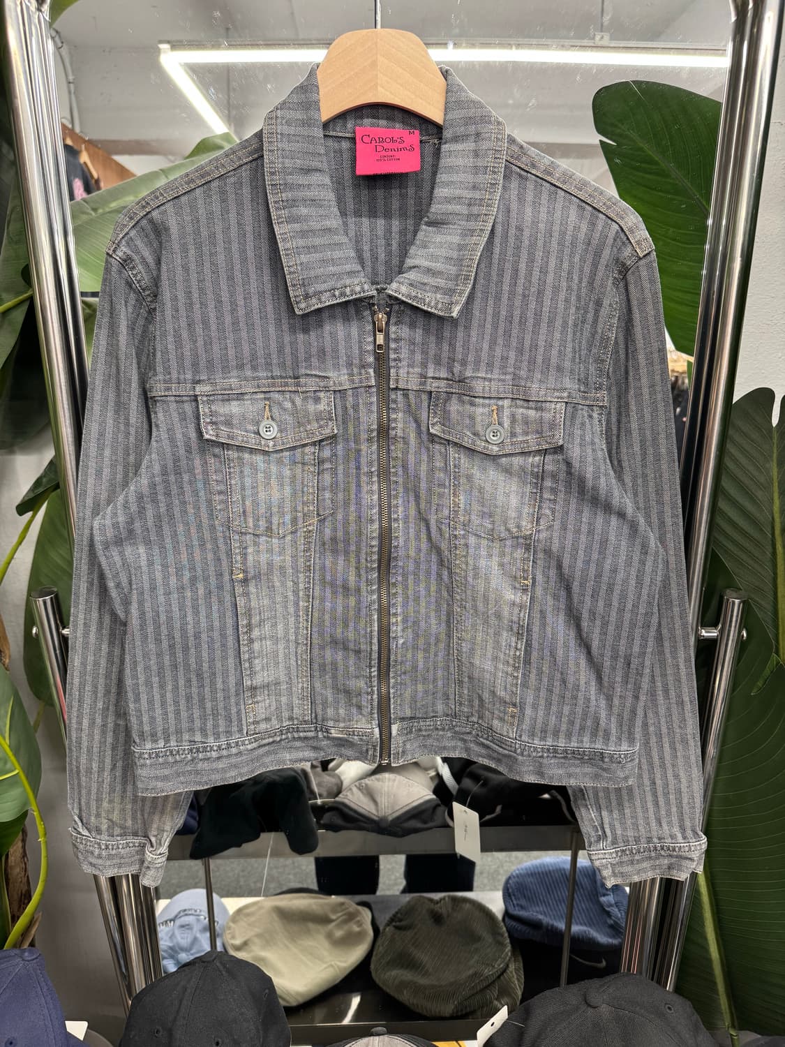 carol’s denims 스트라이프 빈티지 데님자켓 상품이미지1