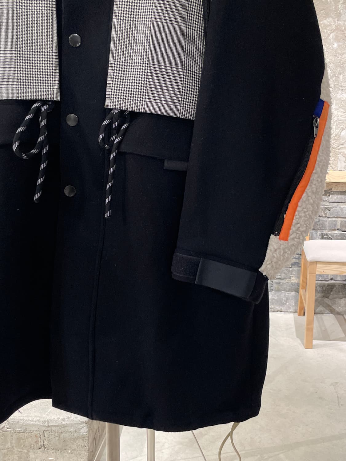 소이 스튜디오 블랙 익스클루시브 울 가이드 파카 상품이미지5