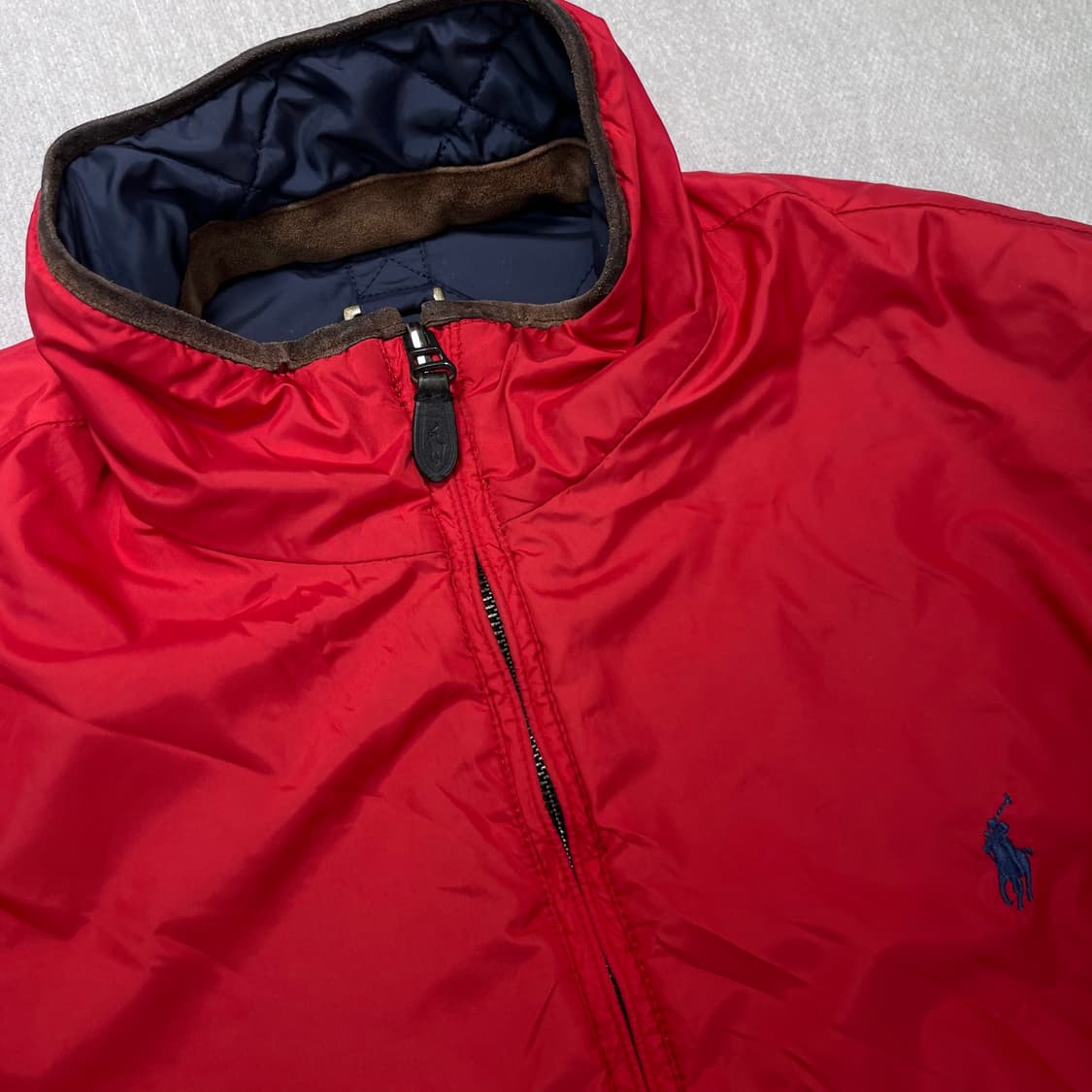 100 폴로랄프로렌 리버시블 양면 퀄팅 레더 자켓  상품이미지4