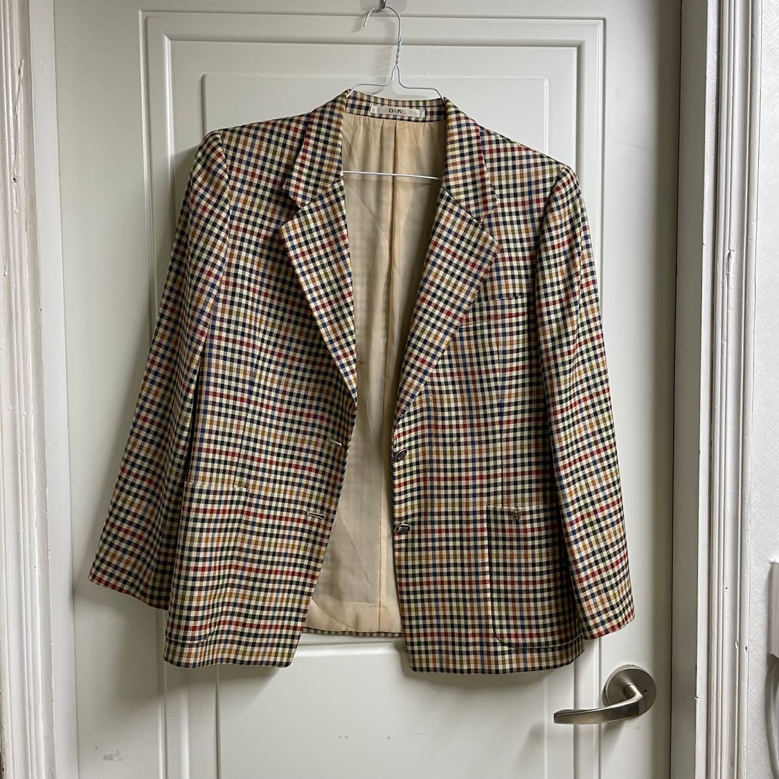 DAKS 클래식 체크 자켓 상품이미지3