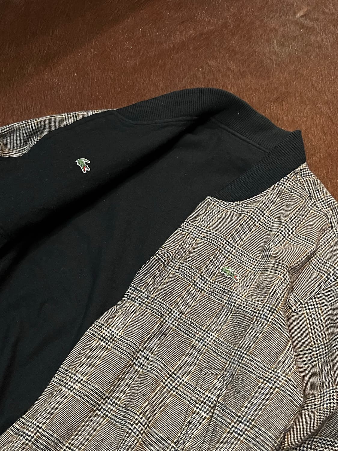 라코스테 리버시블 체크 블루종 상품이미지6