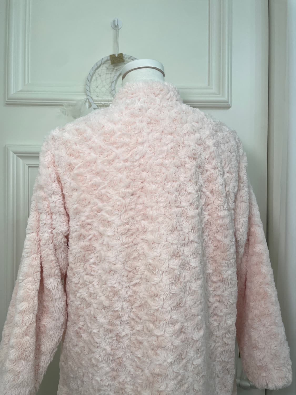 pink pocket point rose fur jacket 상품이미지4