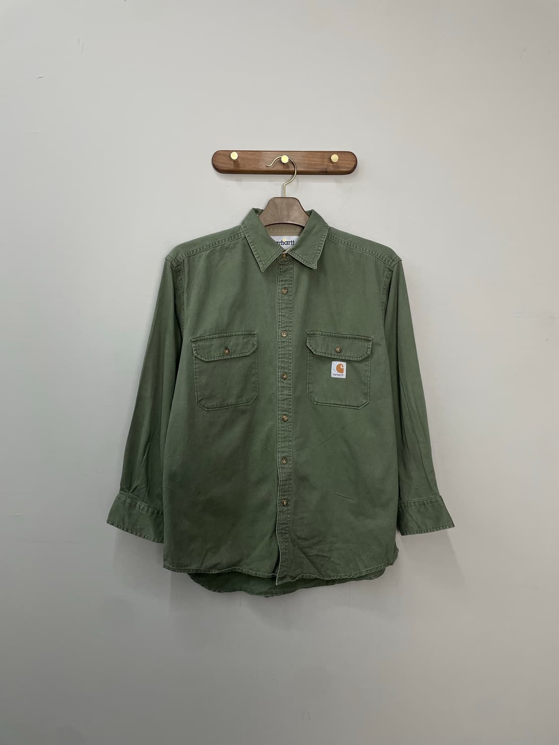 칼하트 카키 셔츠 H1987 상품이미지2