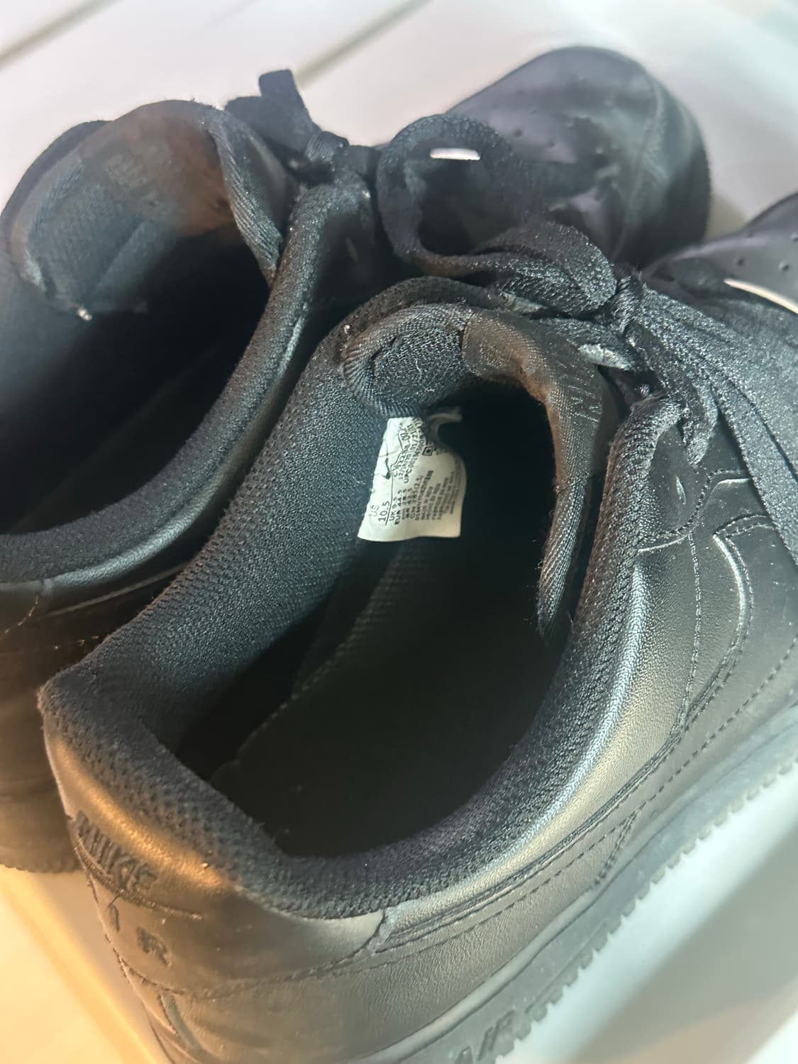 나이키 에어포스 블랙 상품이미지3