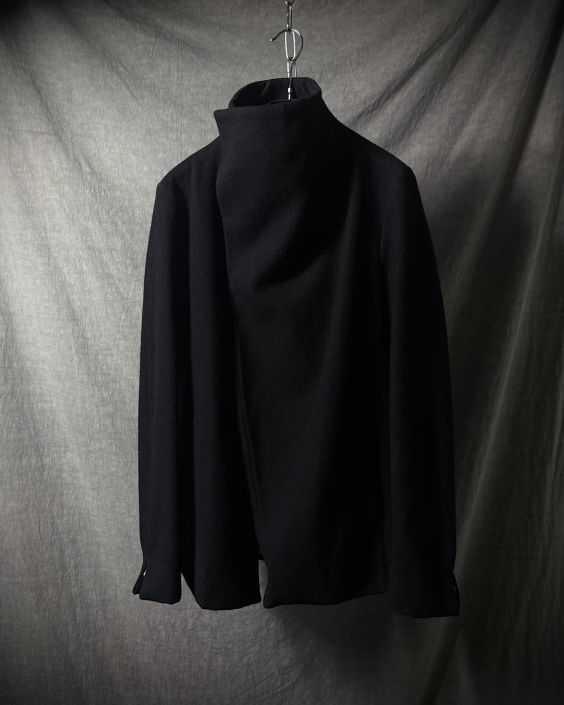 N4 Asymmetric High-Neck Wool Coat    상품이미지1