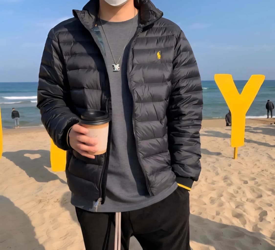 랄프로렌 경량 패딩 블랙 상품이미지1