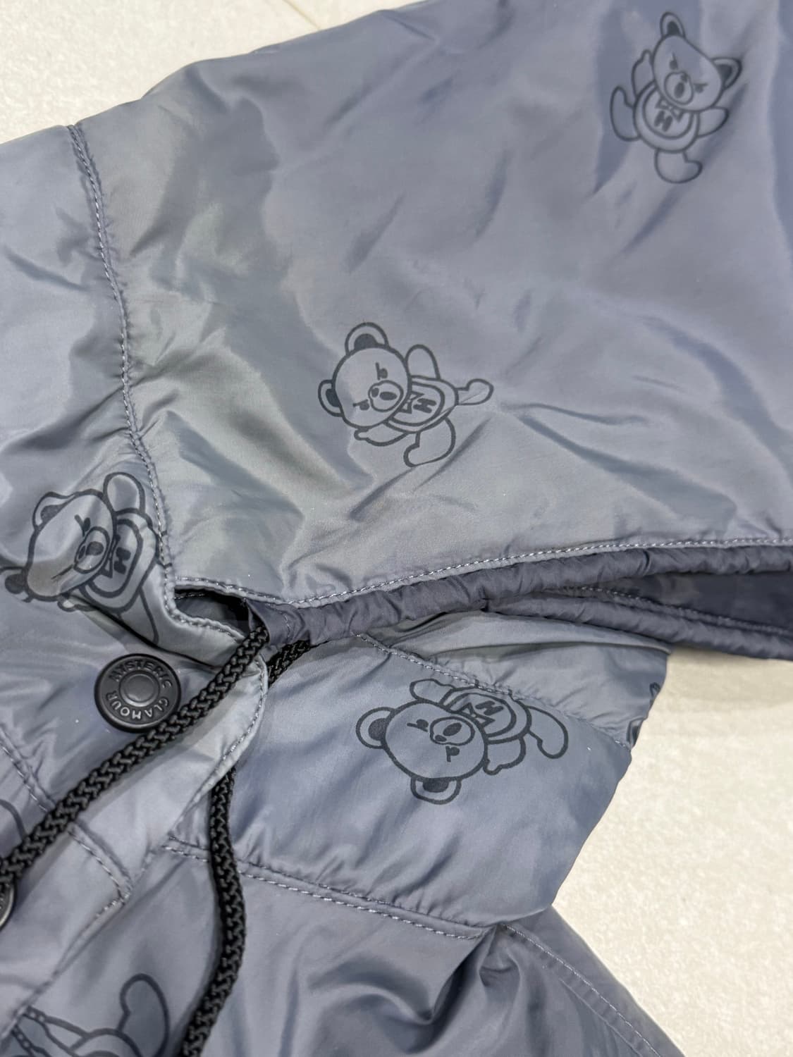 히스테릭 글래머 아카이브 퍽베어 패턴 경량 패딩 자켓 상품이미지3