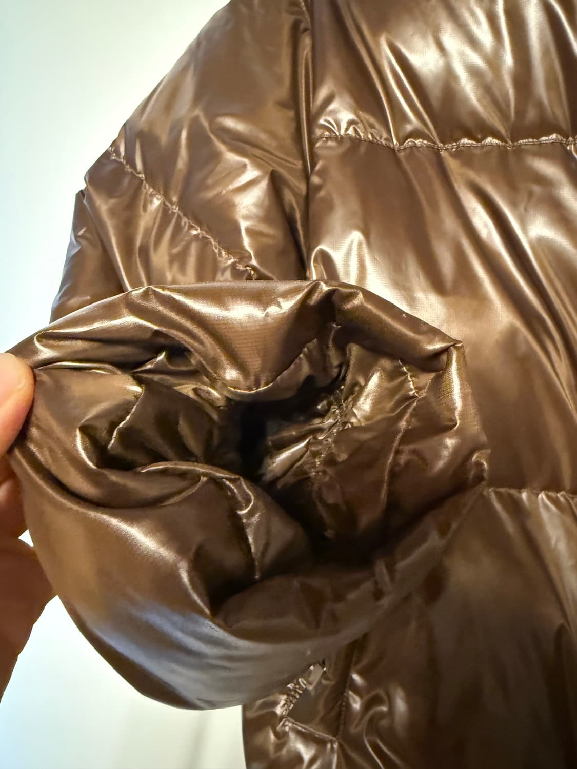 골스튜디오 여성 하이글로시 숏패딩 S 상품이미지6