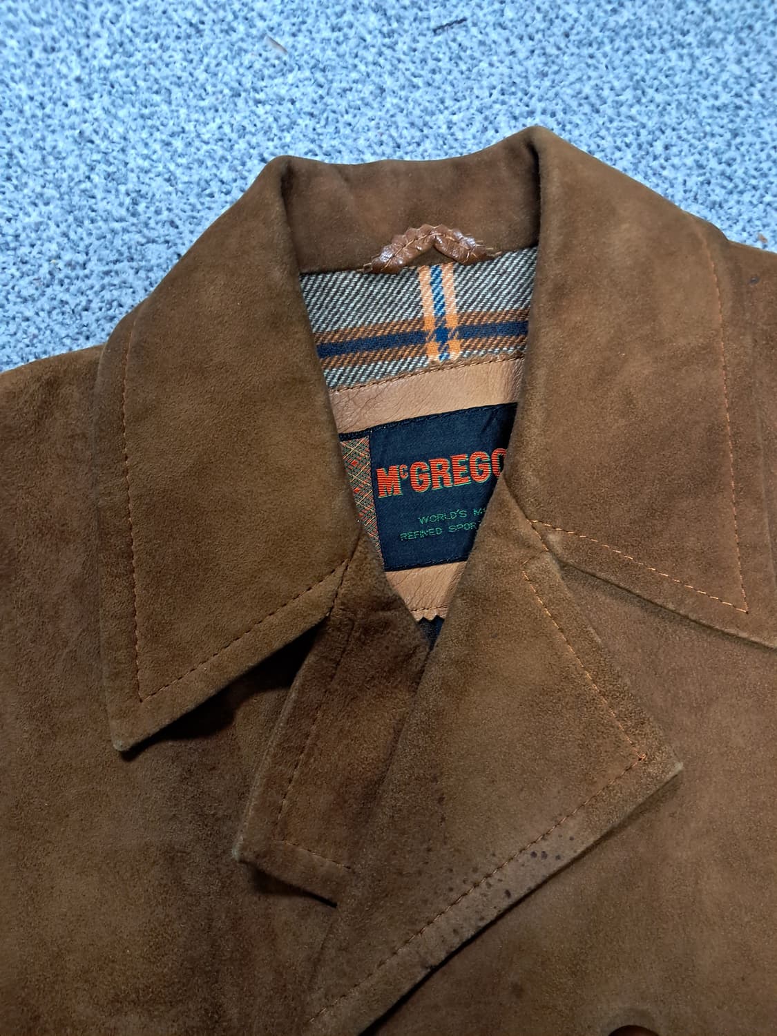 맥그리거 브라운 스웨이드 카코트 상품이미지2