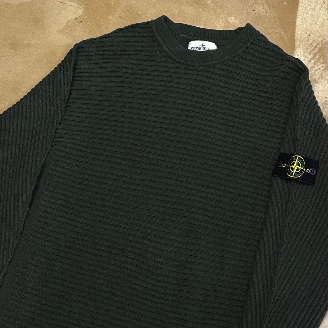 스톤아일랜드 그린 울 니트 상품이미지1