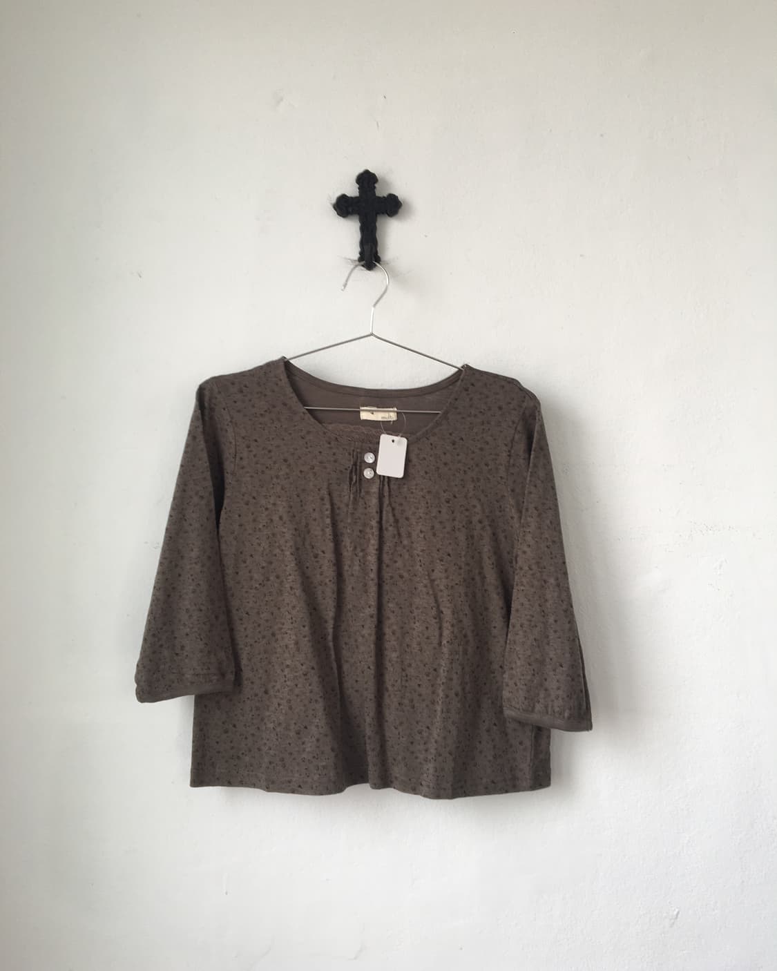 Lace point flower pattern sleeve 상품이미지2