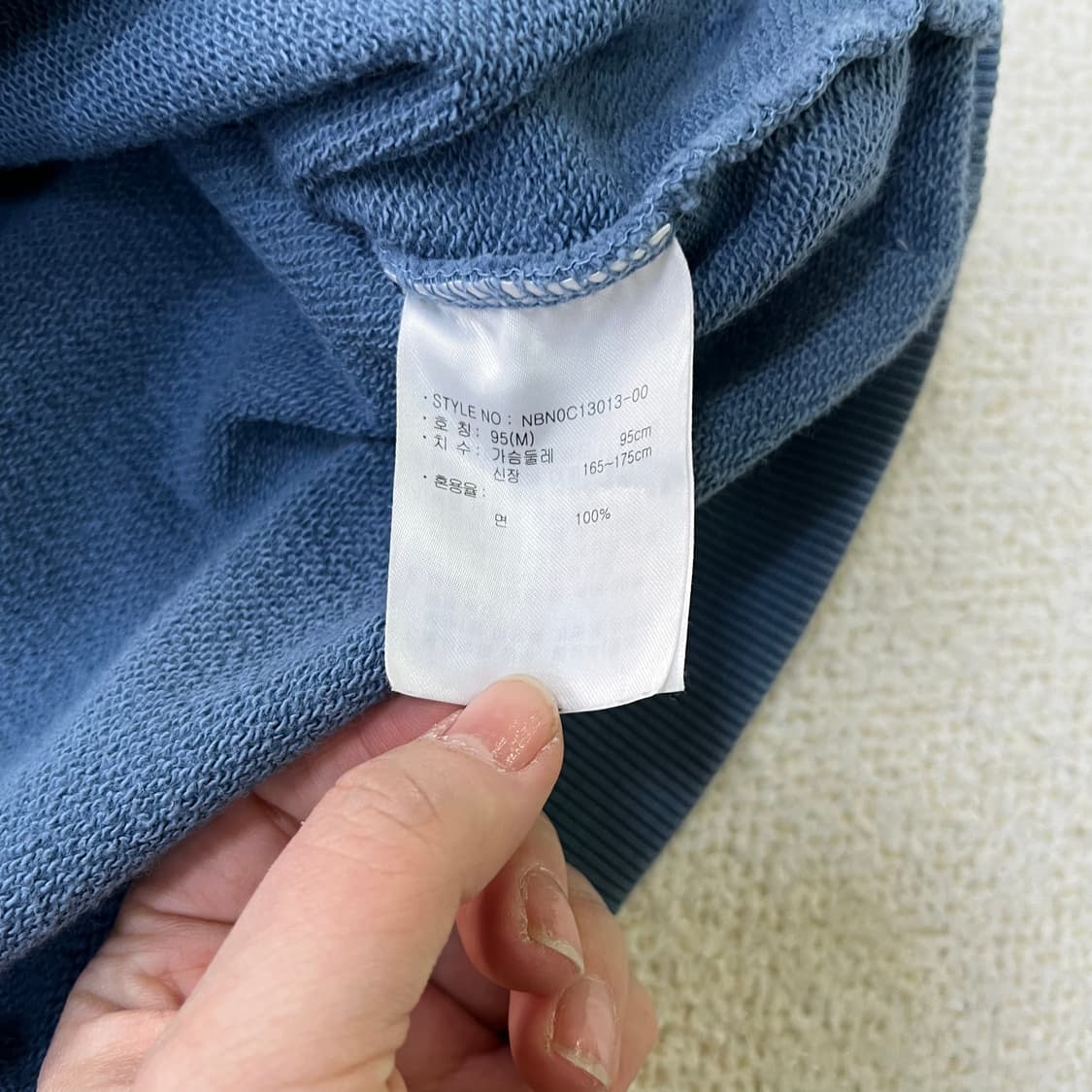 95 뉴발란스 빅로고 후드 티셔츠 0325M 상품이미지3