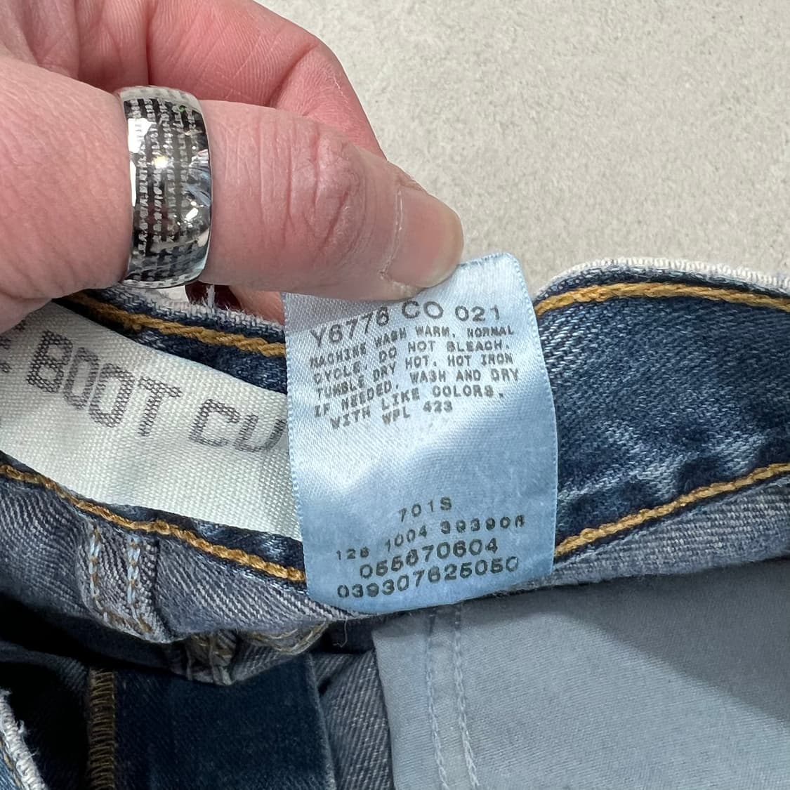 리바이스 567 데님팬츠 s09497 상품이미지10