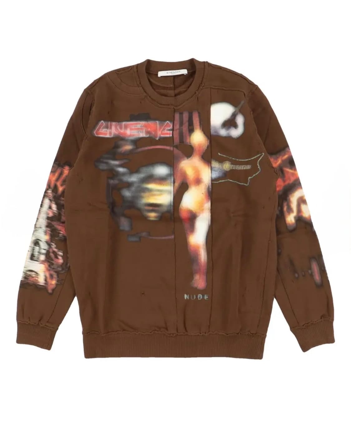 지방시 헤비메탈 디스트레스드 맨투맨 L 상품이미지1