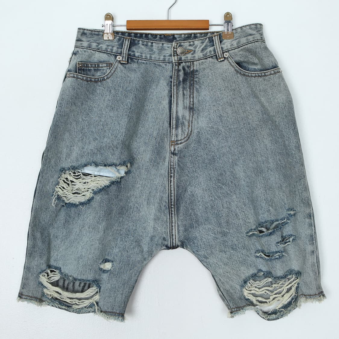 하큘라 데님 숏 팬츠 상품이미지2