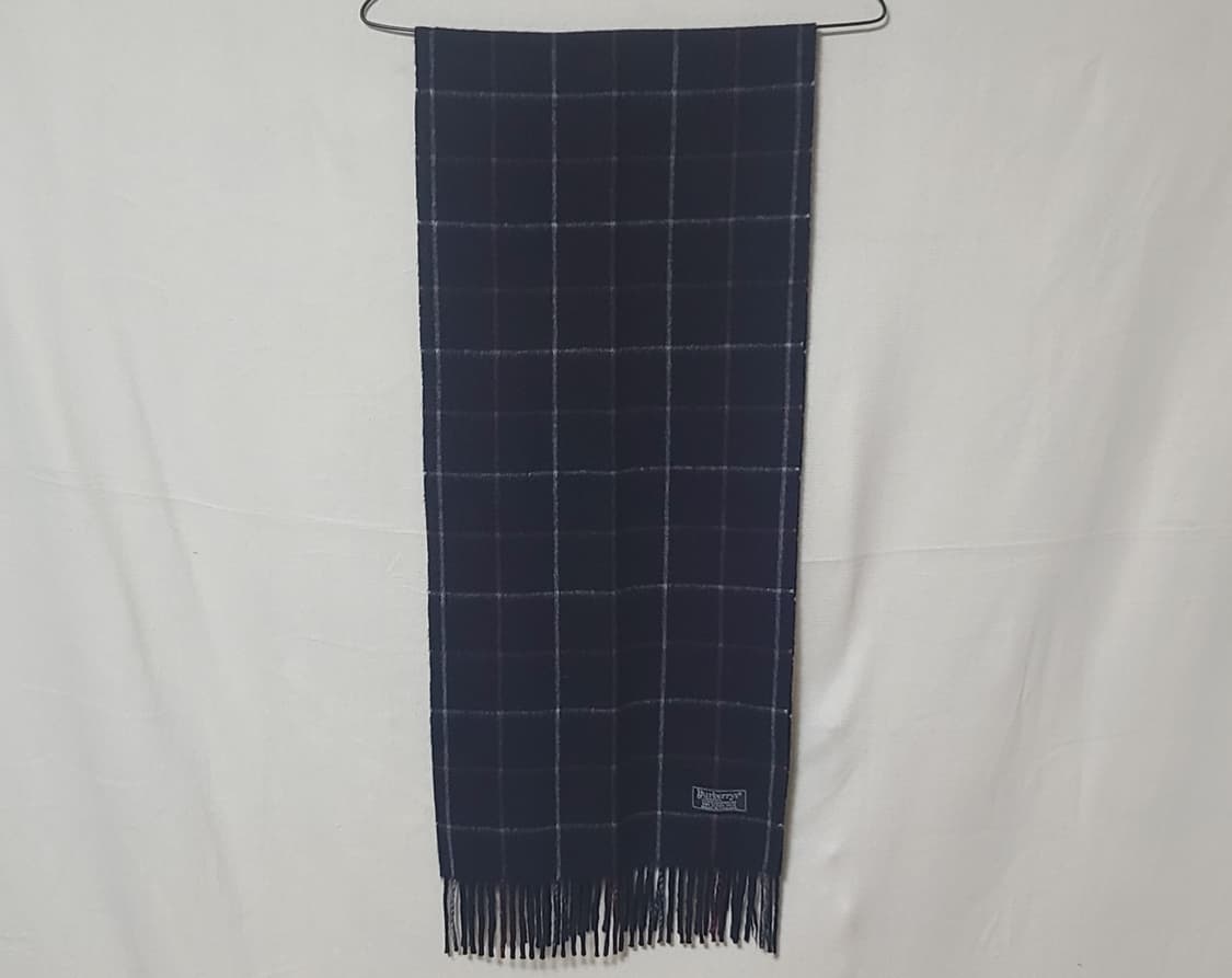 버버리 90s Burberrys 캐시미어 윈도우 체크 머플러 상품이미지5