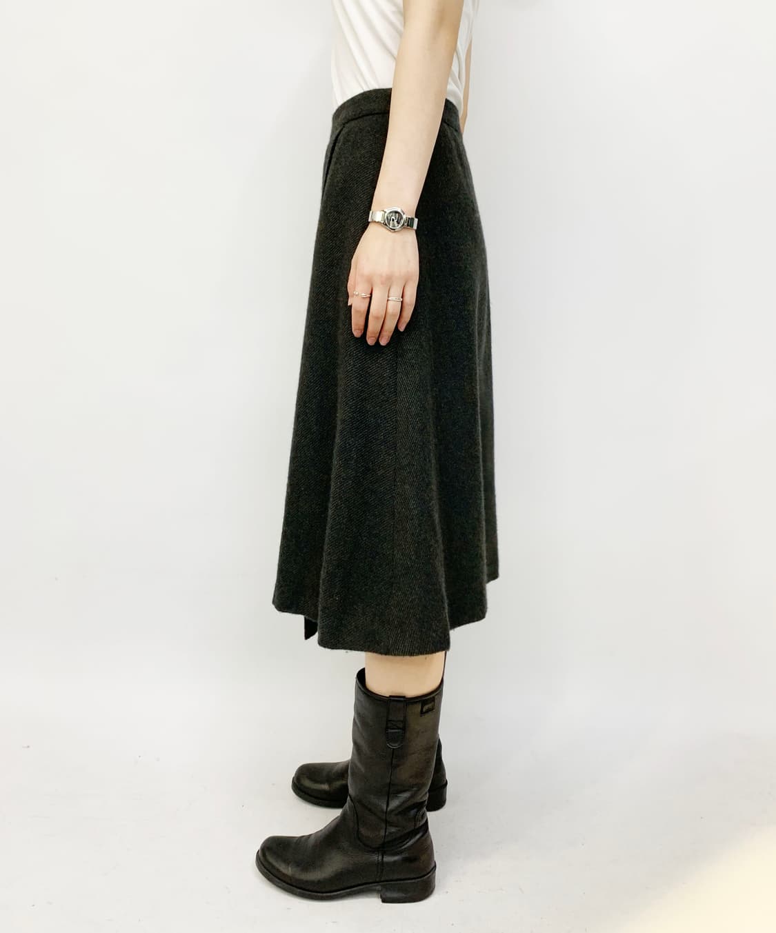 매킨토시 필로소피 울 스커트 상품이미지3