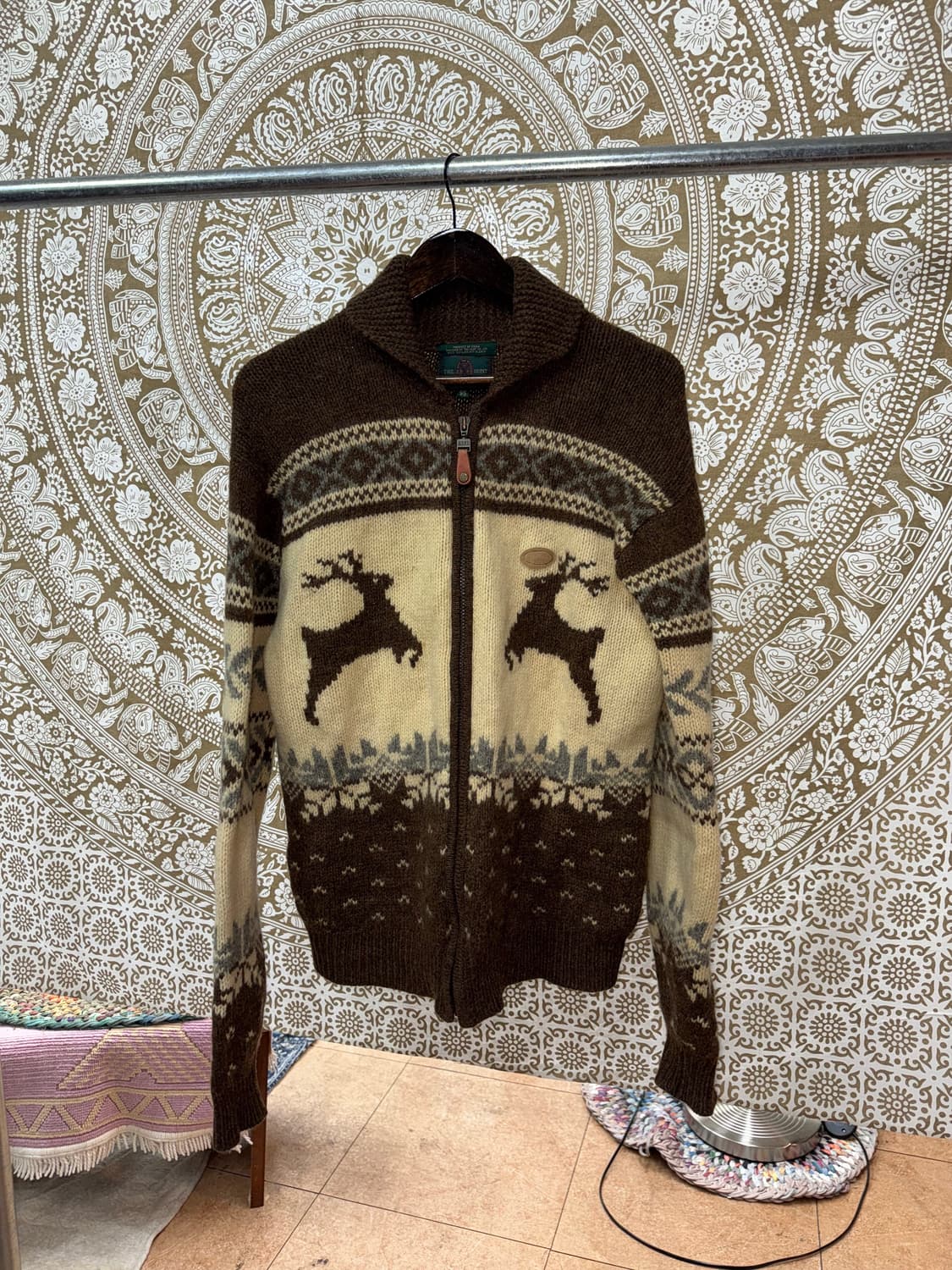 더헌트 코위찬 숄카라 니트집업 자켓  상품이미지3