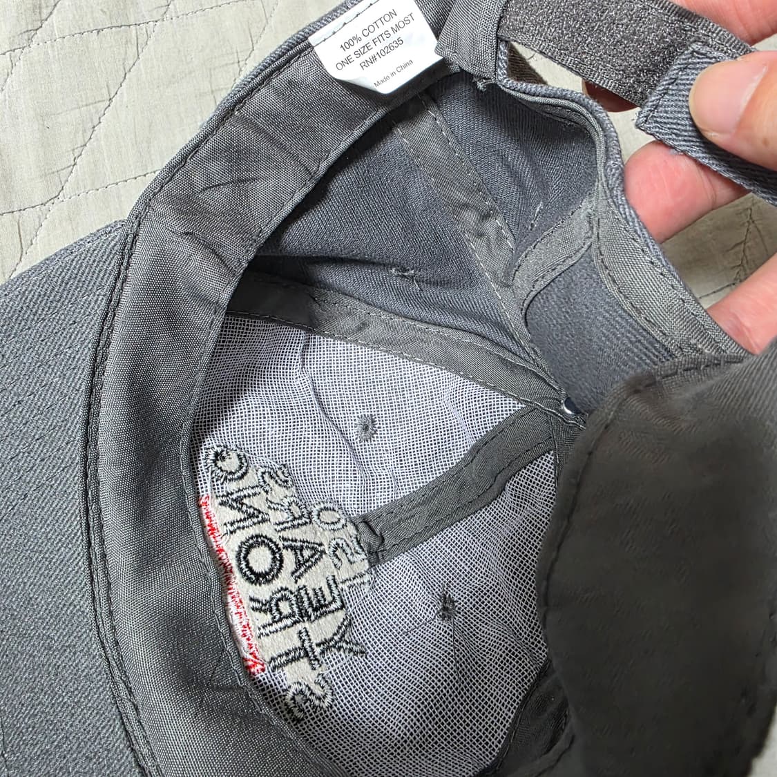 [OS] 빈티지 NRA 150 주년 6패널 캡 투톤 그레이 상품이미지5