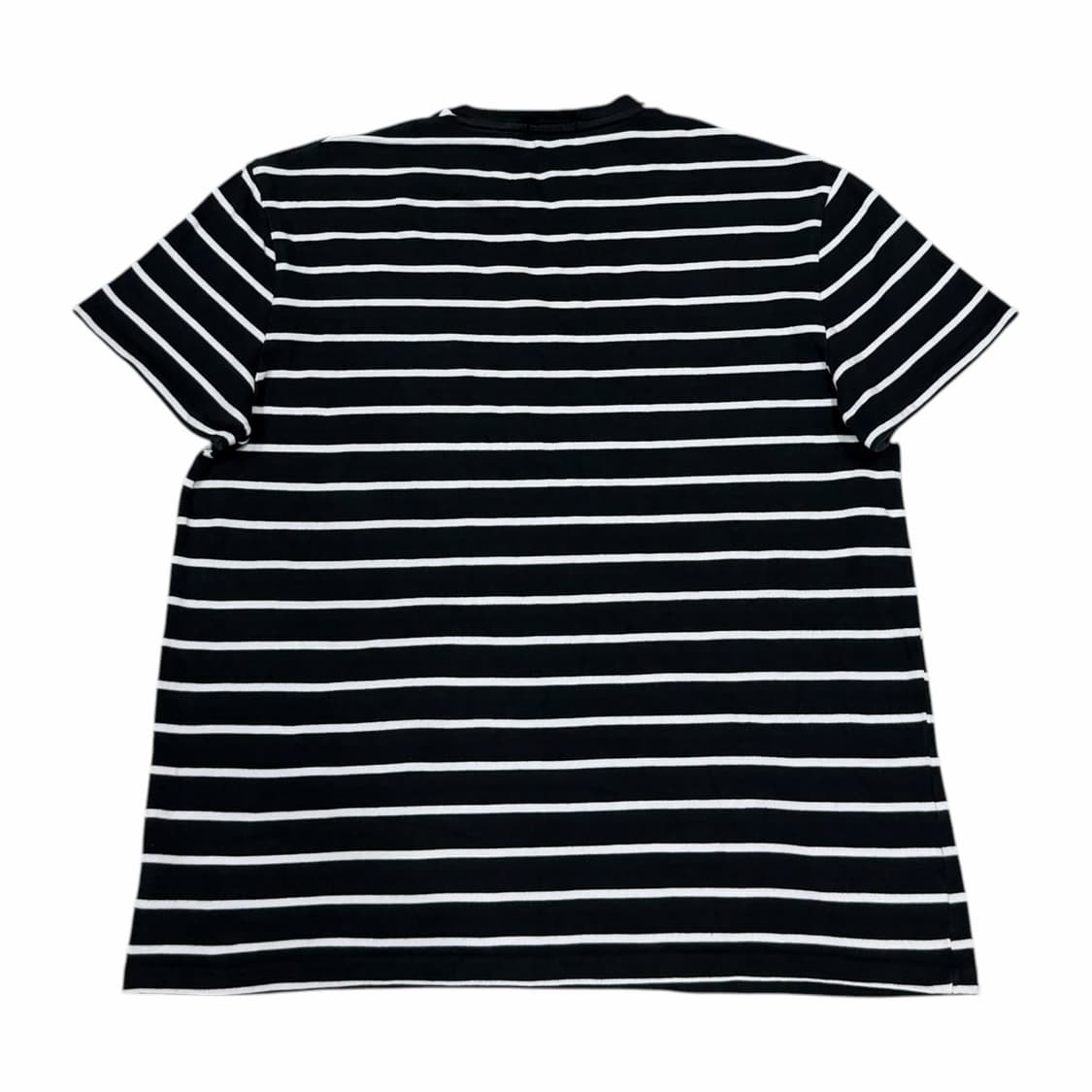 폴로 랄프로렌 QR 스트라이프 반팔티 블랙 XL 상품이미지3