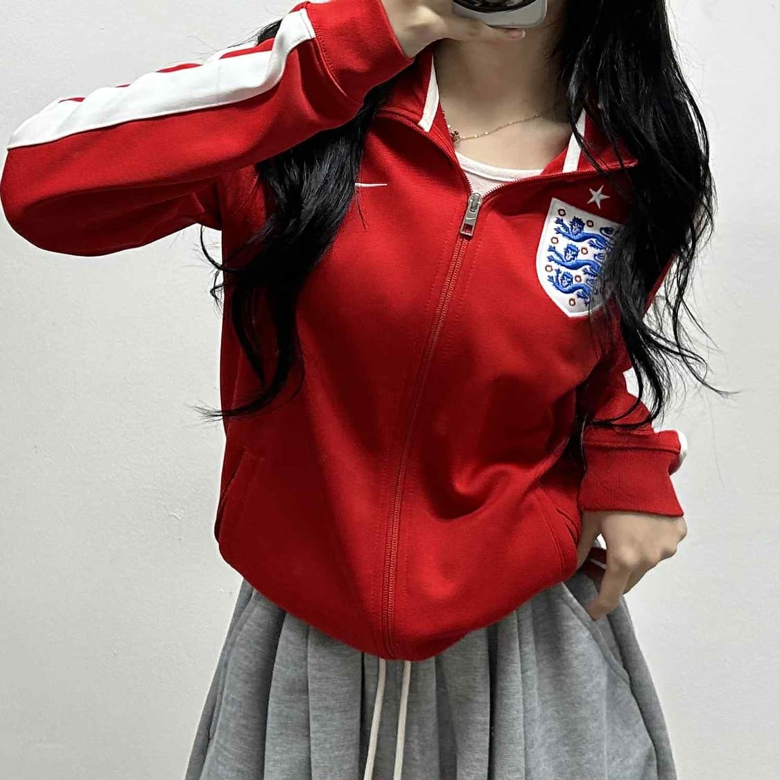 나이키 잉글랜드 1성 유니폼 트랙탑 희귀져지(L) 상품이미지1