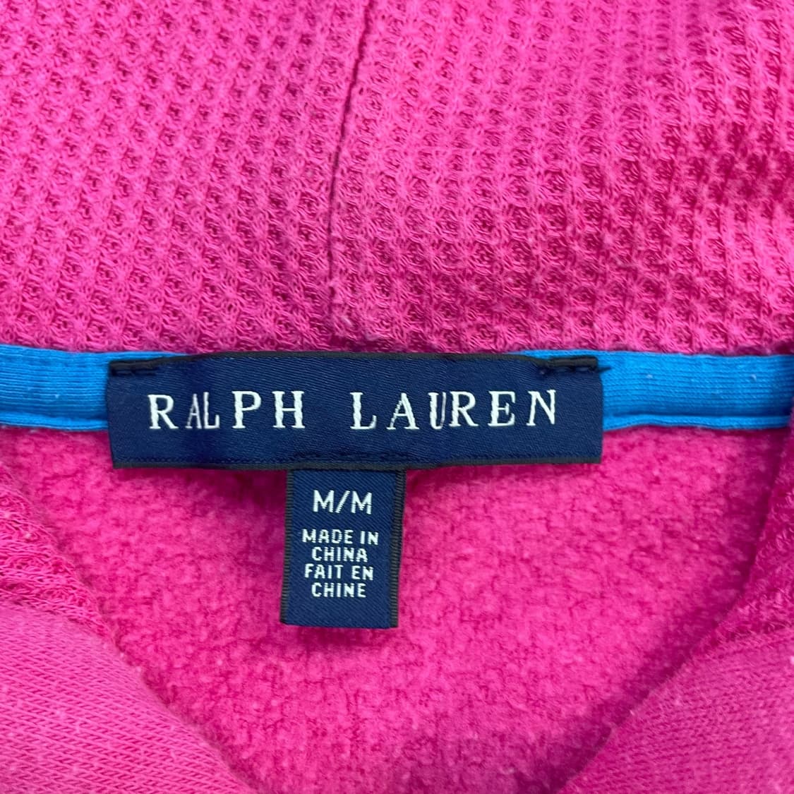폴로 랄프로렌 빅 포니 후드집업 핑크 상품이미지4