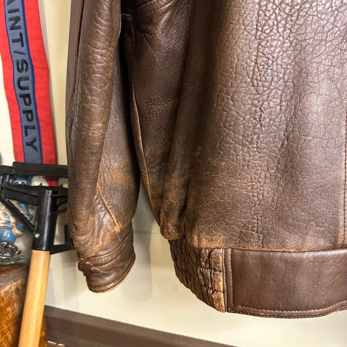 브라운 가죽 자켓 (PGA TOUR / 105)  상품이미지8