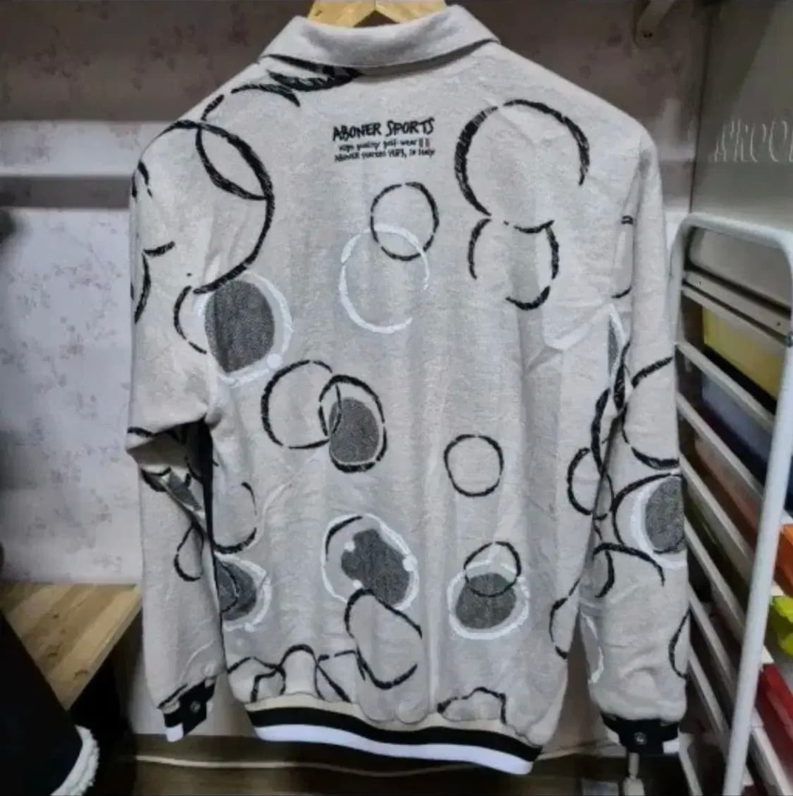 하프집업 방한 니트 골프웨어 L 최~상급 상품이미지5